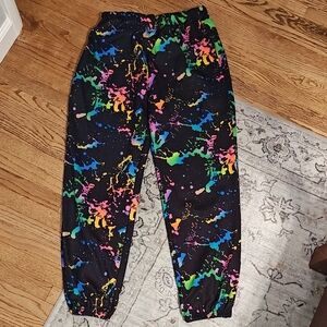 SHEIN Multicolor Abstract Print Joggers NWOT